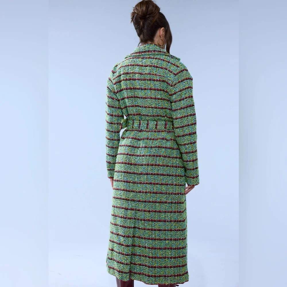 IT’S GIVING LUCK TWEED TRENCH - Picture 7 of 12